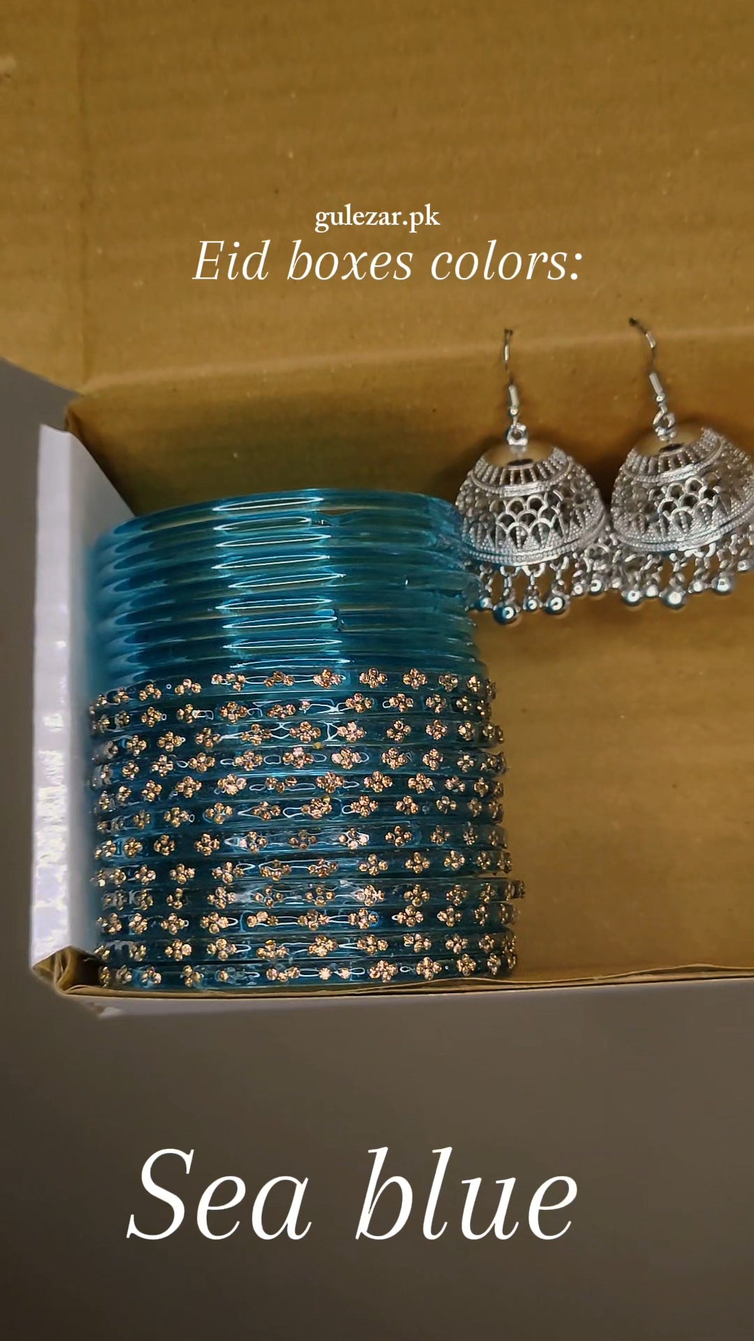Sea blue Eid box