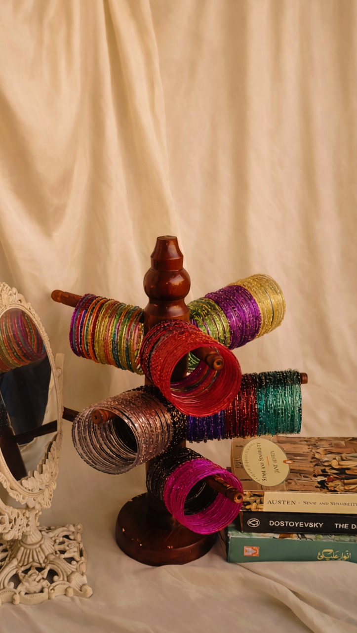 Pakistani raindrop glass bangles (12 piece/ one dozen)