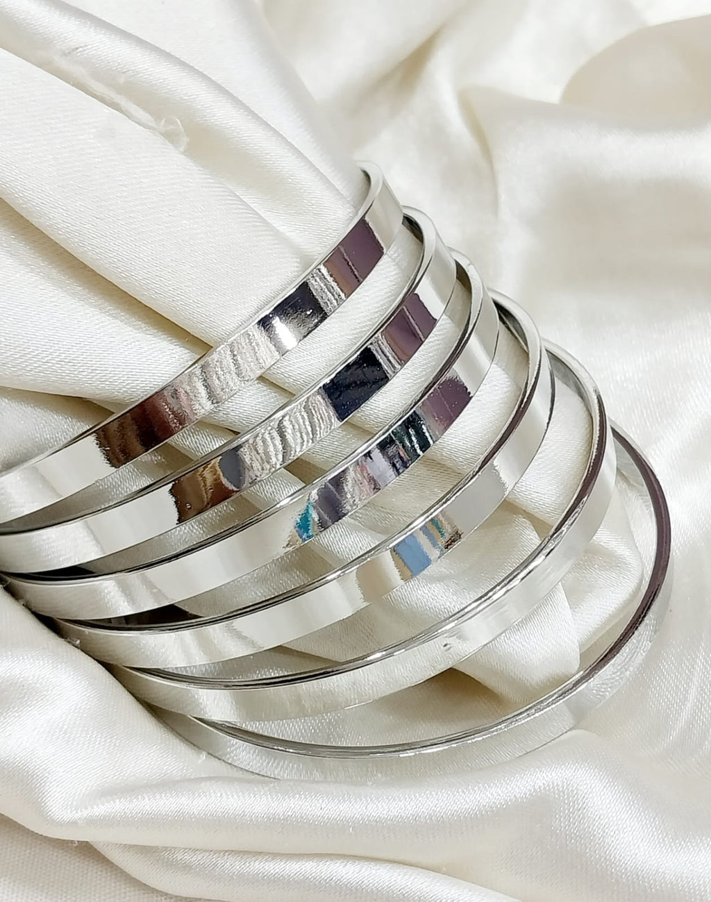 Gold Plated Plain Bangles