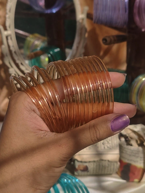 Glass Jelly Bangles (3mm)